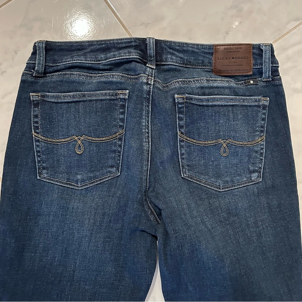 Lucky blue denim jeans. Lolita skinny. EUC!  10x30